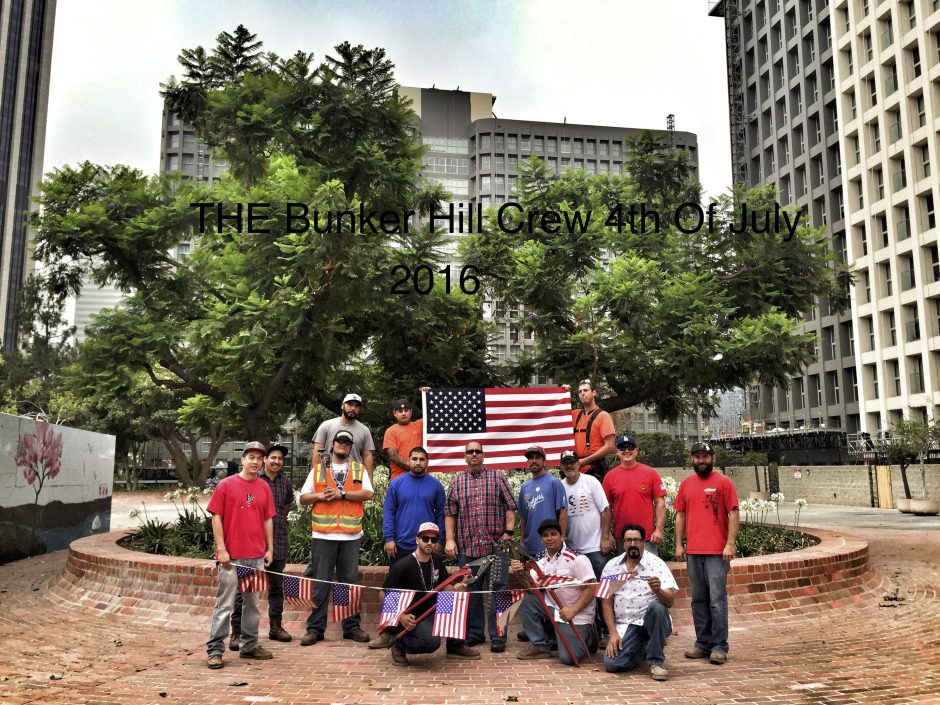 America Flag day Bunker Hill